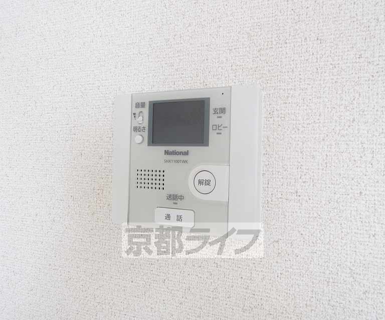 セキュリティ　モニター付きです！