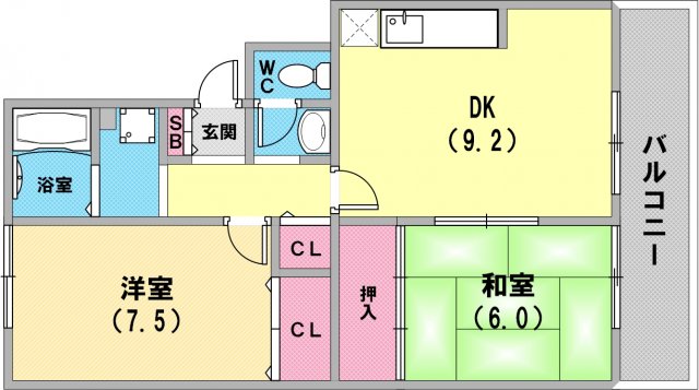 セルビシオ本山の間取り写真
