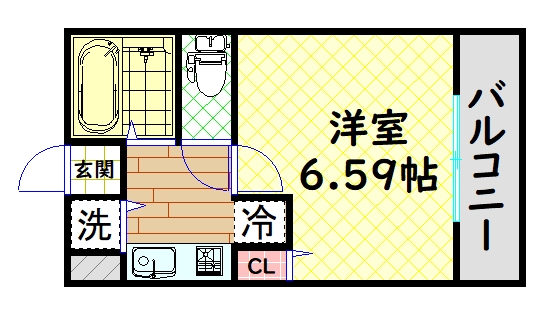 フジパレス南田出井の間取り写真