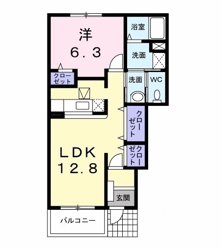 シードパレスの間取り写真