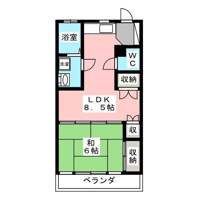 柳沢ハイムの間取り写真