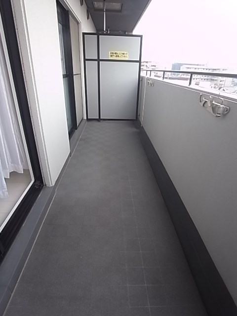 バルコニー　落ち着いた時間を過ごせるバルコニーです