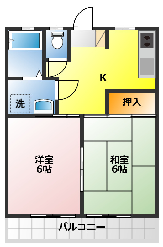 アメニティ上福岡の間取り写真