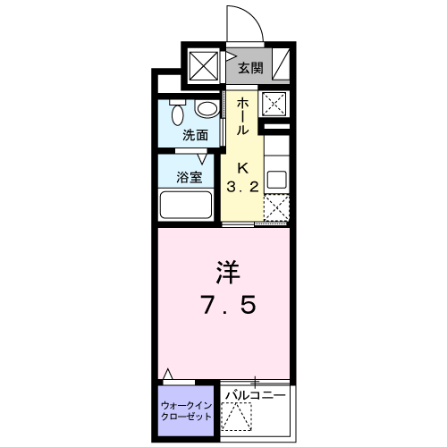 地下鉄千日前線 南巽駅 徒歩11分 5階建 築12年の間取り写真