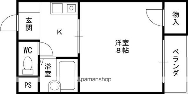 マンション一里塚の間取り写真