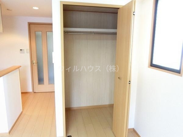 収納　クローゼット！