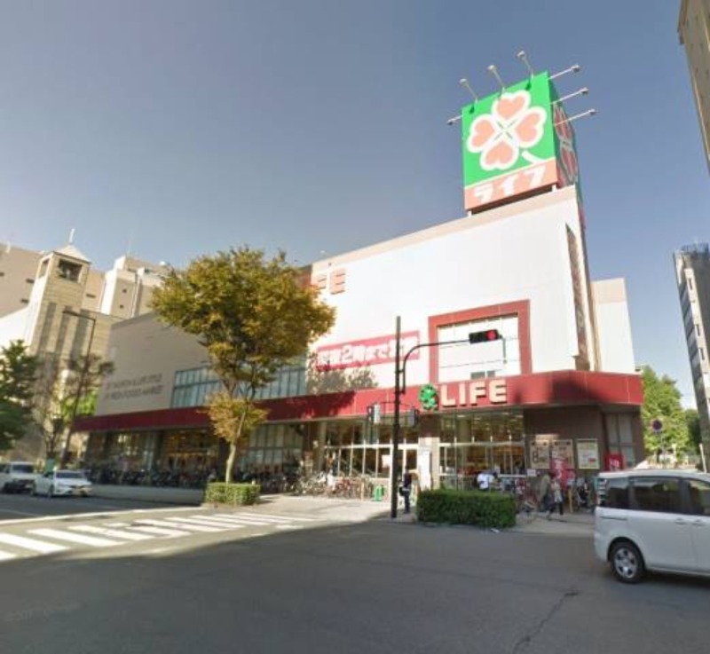 スーパー　ライフ太融寺店（スーパー）まで185m