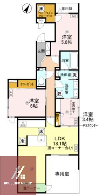le KOTOBUKIの間取り写真