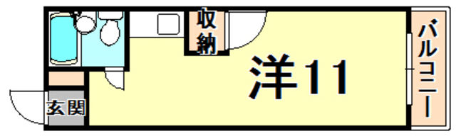 小西ハイツの間取り写真