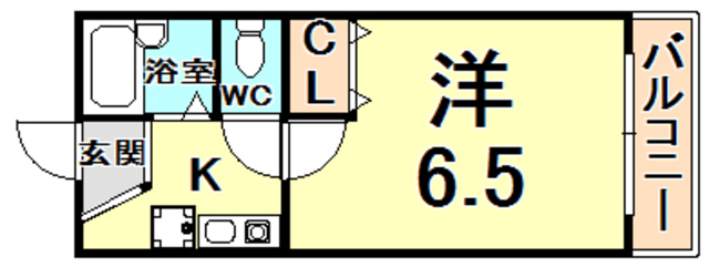 コンフォート甲子園の間取り写真