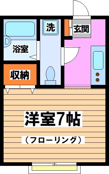ＪＲ総武線 吉祥寺駅 徒歩12分 2階建 築18年の間取り写真