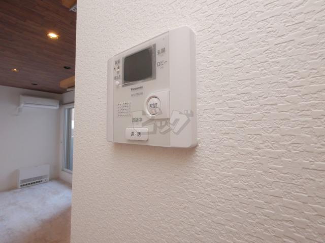 セキュリティ　TVモニターホンでお客様のお顔も見えて安心です！