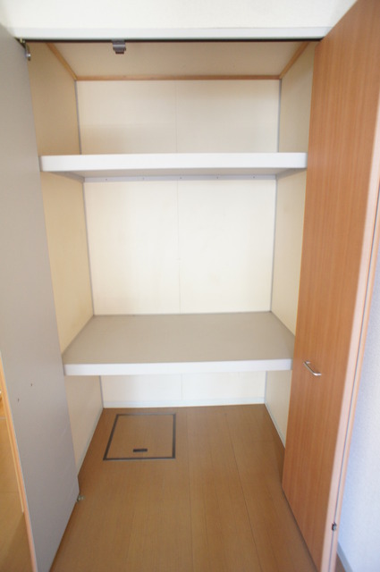 収納　奥行きのある収納完備！増えがちな荷物をスッキリ収納できます！