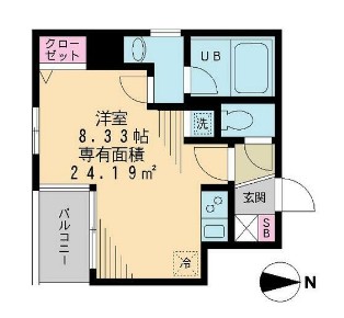 ベルメイユ ドゥの間取り写真