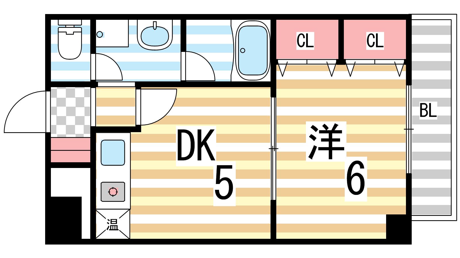 CORRECT FORET住道の間取り写真