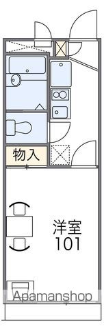 レオパレスパレス千里Bの間取り写真