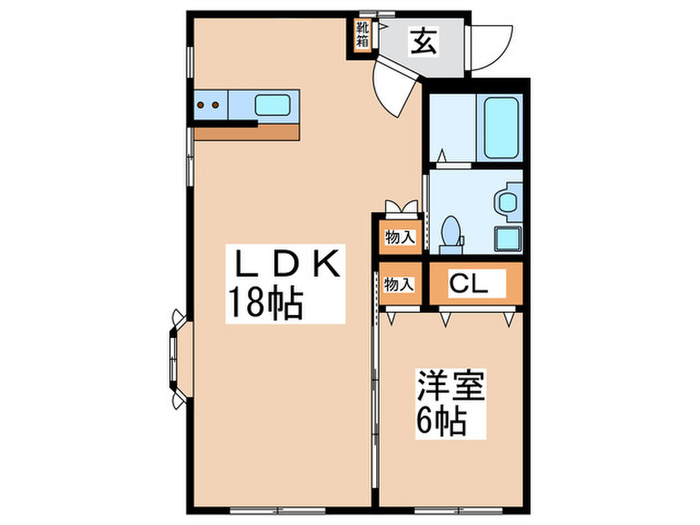 メタルスクエア粕谷の間取り写真