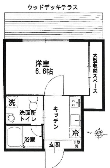 東急東横線 学芸大学駅 徒歩5分 3階建 築16年の間取り写真