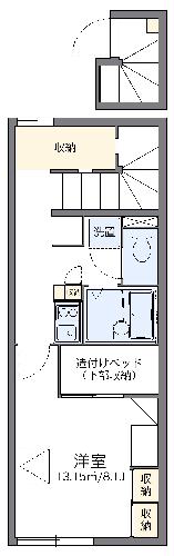 レオパレスディアコートの間取り