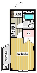 パル北烏山の間取り