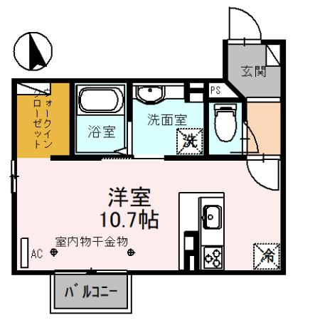アミスターの間取り