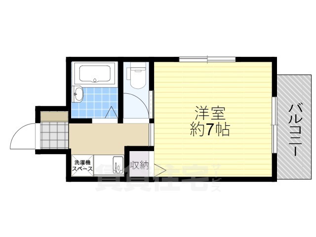 神戸市垂水区塩屋町のマンションの間取り