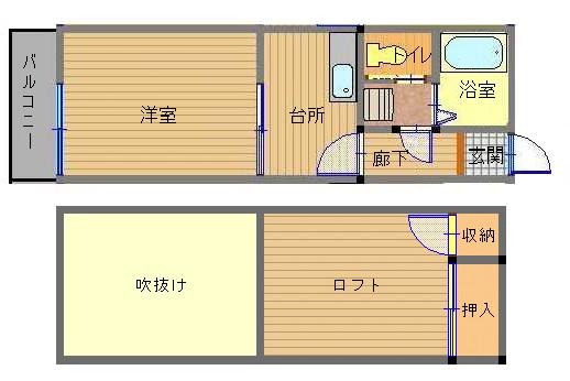 シャーレンEFの間取り