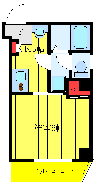 プチヴェール赤羽の間取り