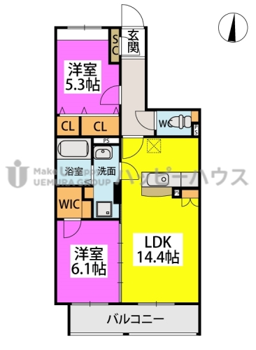 （仮称）昇町3丁目ビルの間取り