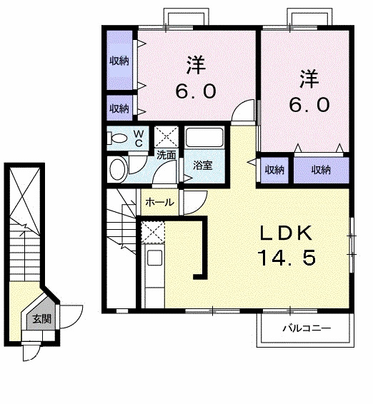 メゾン　パサニアＣの間取り