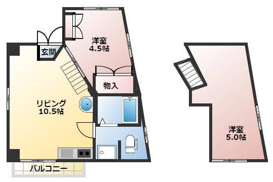 アダージョ国母の間取り