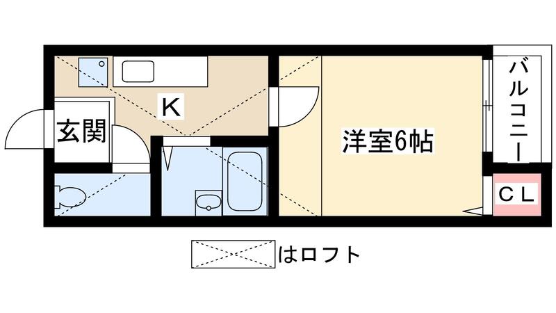 【アミティエ喜多山の間取り】