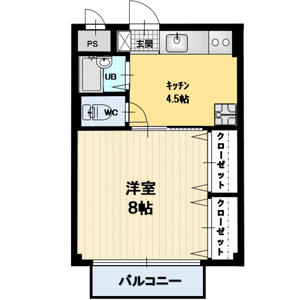 Ｓｏｕｔｈｅｒｎ　Ｃｒｏｓｓ谷地の間取り