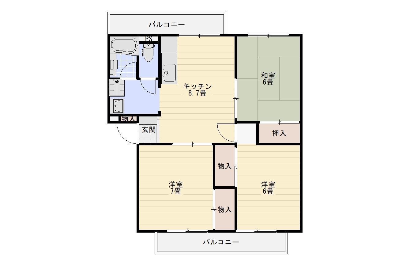 ＭＡＩＳＯＮアゼリアの間取り