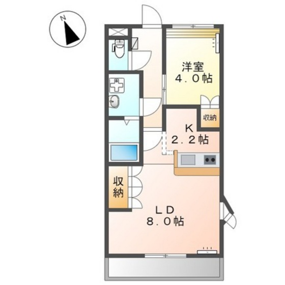 ミロワール伍番館の間取り