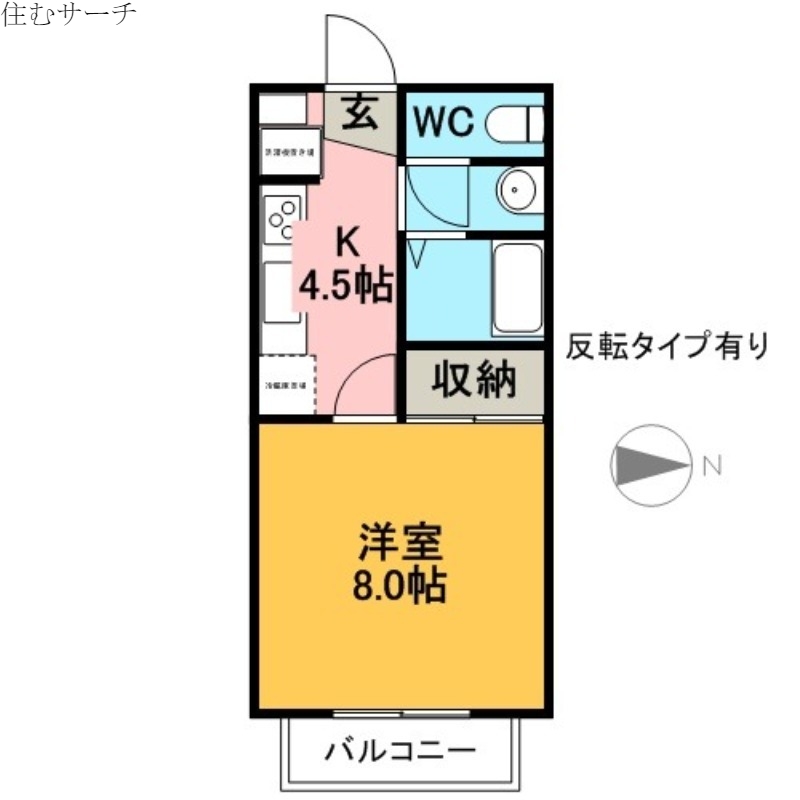 ネオハイツ大矢知の間取り