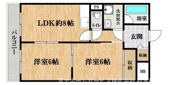 グリーンアベニューの間取り