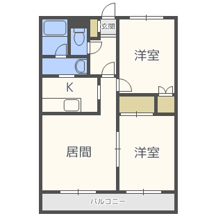 アムールパレスの間取り