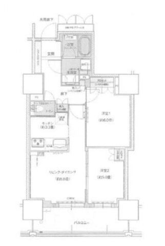 【ローレルタワー堺筋本町の間取り】