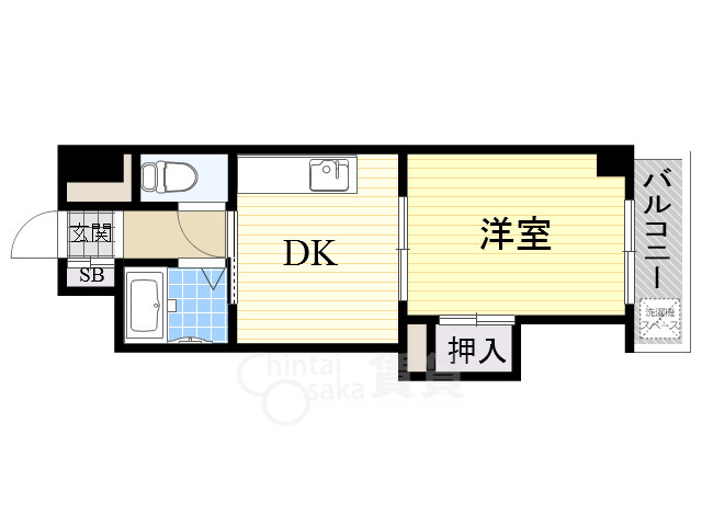 正雀グランドハイツ北の間取り