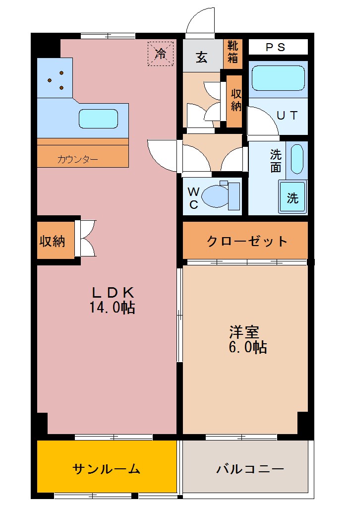 石金エクセレントビルの間取り