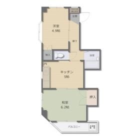 川崎市幸区戸手本町のマンションの間取り