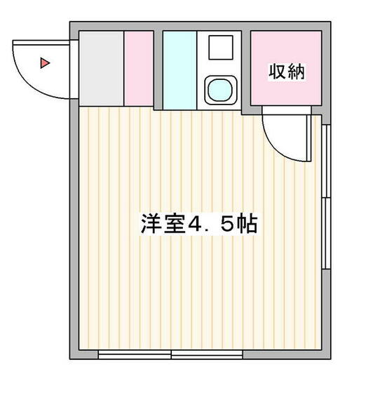 豊島区駒込のアパートの間取り