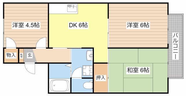 プレステージ壱番館の間取り