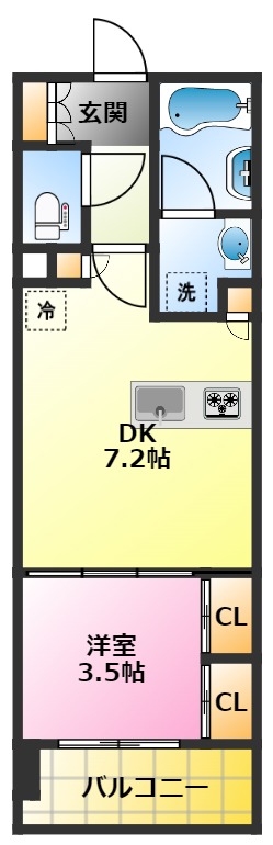 ビイルーム武蔵小杉の間取り