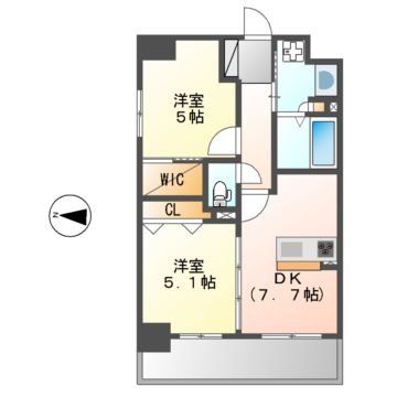 【プレサンス　ロジェ　金山ミッドゲートの間取り】