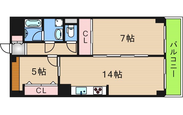 ファーロ新北島の間取り