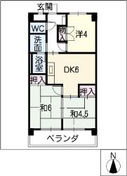 ソレイユフジの間取り