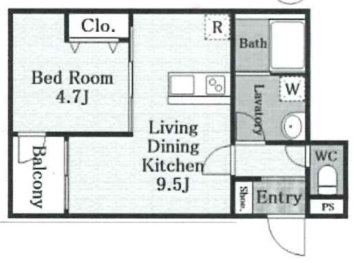 Mew Style Apartmentsの間取り