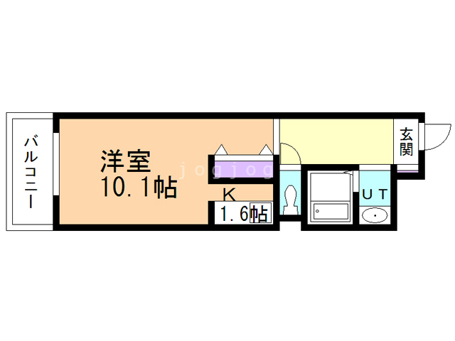 札幌市北区あいの里三条のマンションの間取り